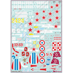 1:48 Begemot Decals 48-025 - Яковлев Як-3