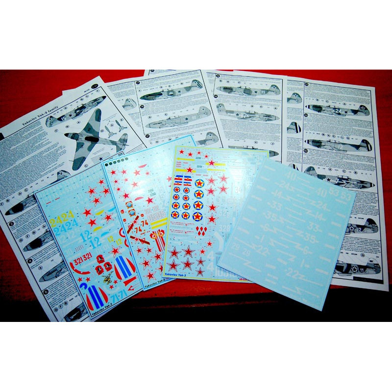 1:48 Begemot Decals 48-025 - Яковлев Як-3