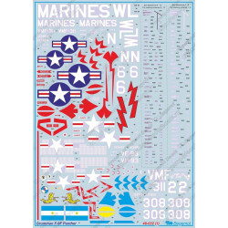 1:48 Begemot Decals 48-032 - Grumman F9F Panther