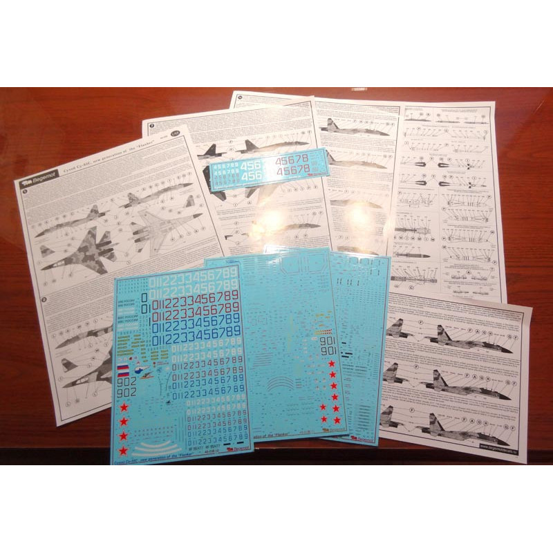 1:48 Begemot Decals 48-039 - Сухой Су-35С