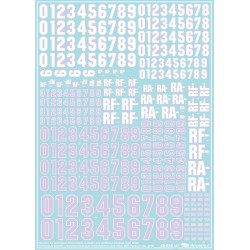 1:48 Begemot Decals 48-056 - Бортовые Номера и надписи ВКС России образца 2018 года