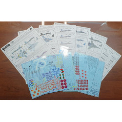 1:48 Begemot Decals 48-057 - Sukhoi Su-30SM Flankers from Irkutsk