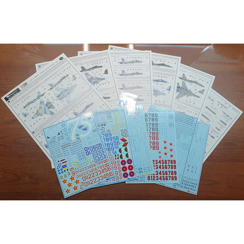 1:48 Begemot Decals 48-057 - Сухой Су-30СМ