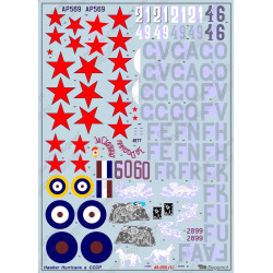 1:48 Begemot Decals 48-058 - Hurricane в СССР