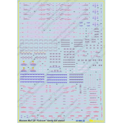 1:32 Begemot Decals 32-006 - Микоян МиГ-29 технические надписи