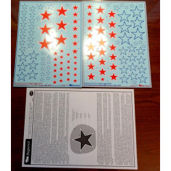 1:32 Begemot Decals 32-017 - Опознавательные знаки ВВС России (образца 2010 года)