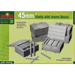 1:35 MSD 35032 - 45mm Shells with Ammo Boxes