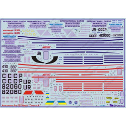 1:144 Begemot Decals 144-004 - Antonov An-225 Mrija, decal