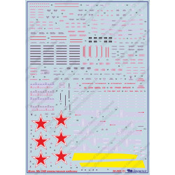 1:35 Begemot Decals 35-002 - Миль Ми-24В технические надписи