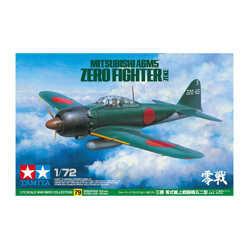 1:72 Tamiya 60779 - Mitsubishi A6M5 Zero Fighter (Zeke)