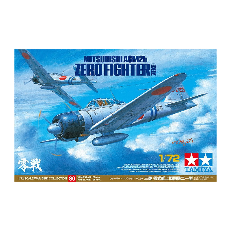 1:72 Tamiya 60780 - Mitsubishi A6M2b Zero Fighter (ZEKE)