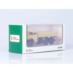 1:43 Auto History AIS1074 - Урал-375Н 6х6 бортовой 1974 г. / Ural-375N 6x6 flatbed truck