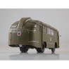 1:43 ЛАЗ-695Б Санитарный / LAZ-695B автобус с журналом, Спецвыпуск №1, Modimio Collections