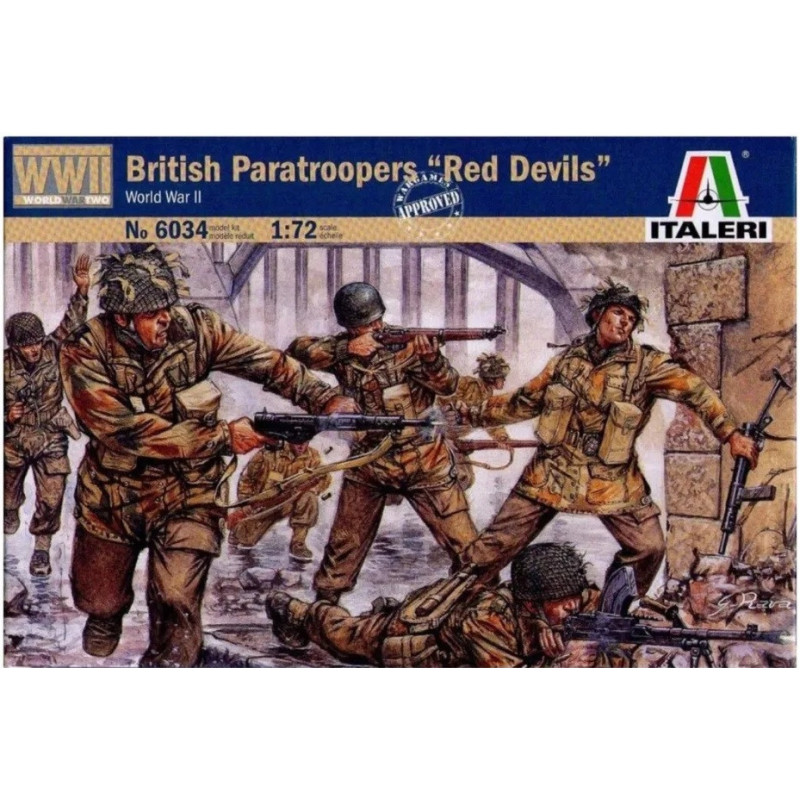 1:72 Italeri 6034 - Британские десантники "Red Devils" WWII (50 фигур)