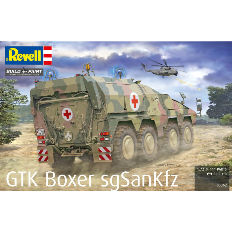 1:72 Revell 03362 - GTK Boxer sgSanKfz Sanitätskraftwagen Ambulance
