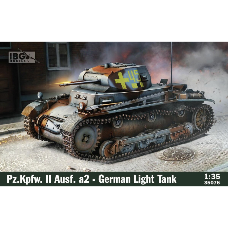 1:35 IBG Models 35076 - Pz.Kpfw. II Ausf. a2 German Light Tank