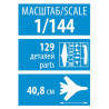 1:144 Zvezda 7047 - Airbus A330-200 Civil Airliner