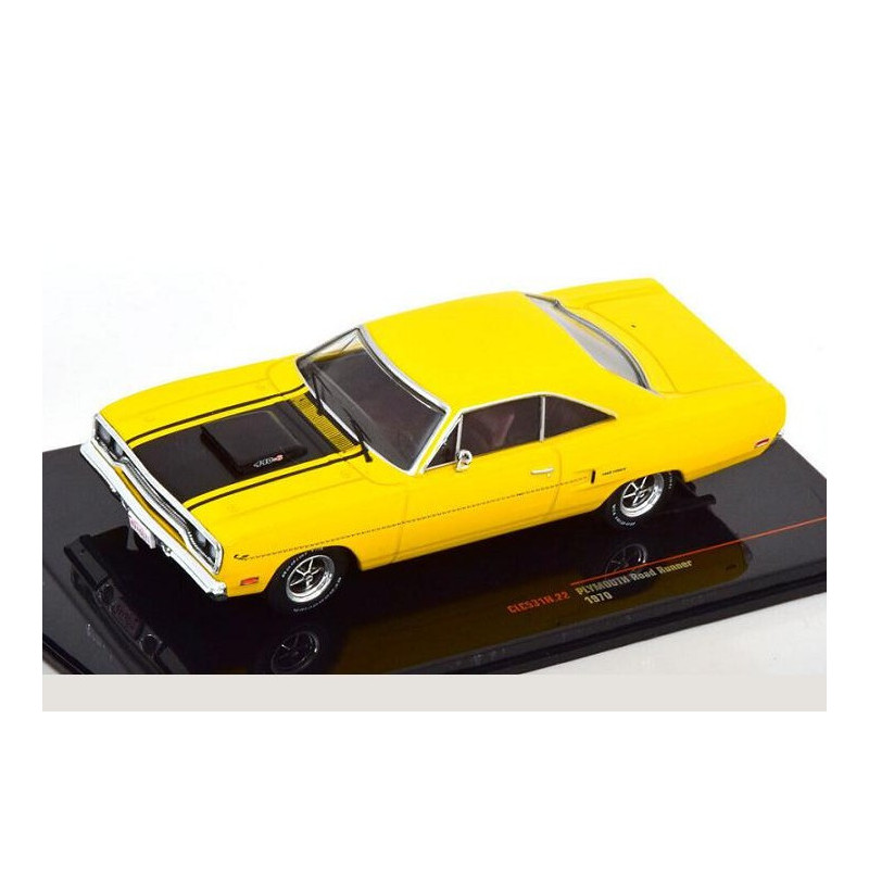 1:43 IXO CLC531N - Plymouth Road Runner, 1970 Yellow/Black