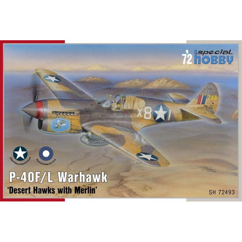 1:72 Special Hobby SH72493 - P-40F/L Warhawk 'Desert Hawks with Merlin'