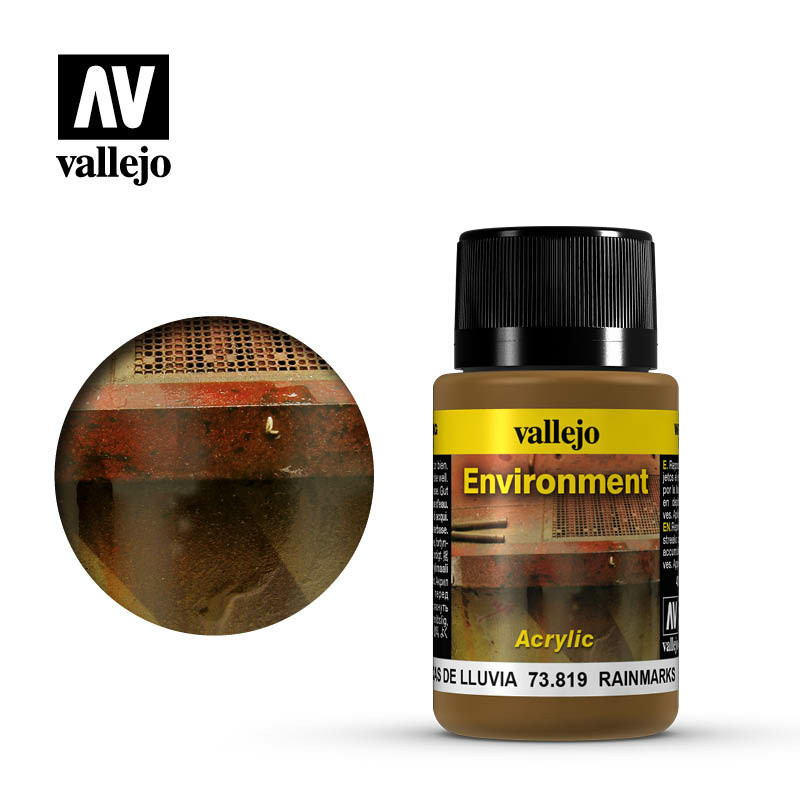Vallejo Weathering Effects 73.819 - Rainmarks 40 ml.