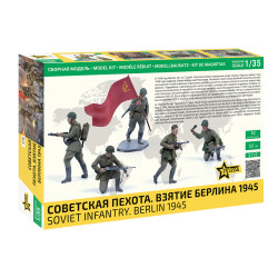 1:35 Zvezda 3718 - Советская пехота. Взятие Берлина 1945