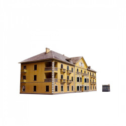 1:87 Умная Бумага - Сталинка. Модель многоквартирного дома.