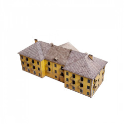 1:87 Умная Бумага - Сталинка. Модель многоквартирного дома.