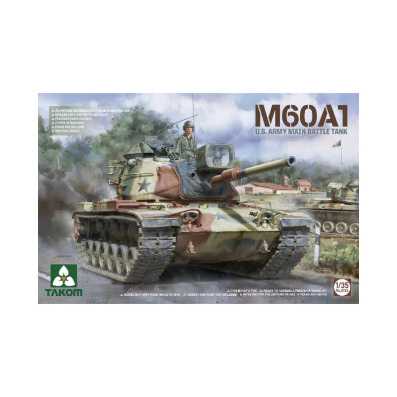 1:35 Takom 2132 - M60A1 U.S. Army Main Battle Tank