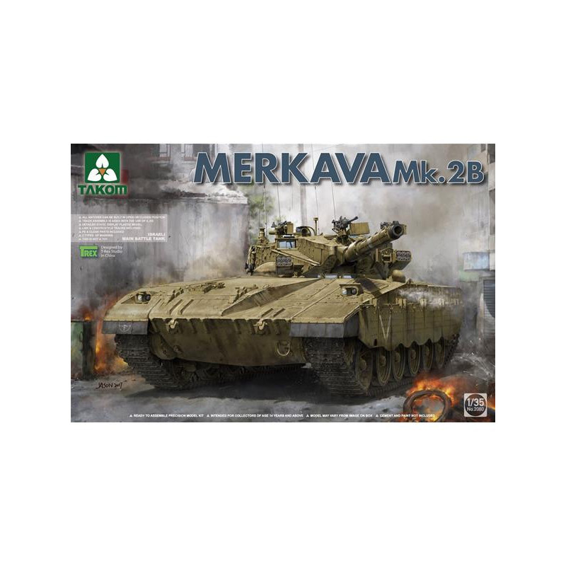 1:35 Takom 2080 - Israeli MBT Merkava Mk.2b