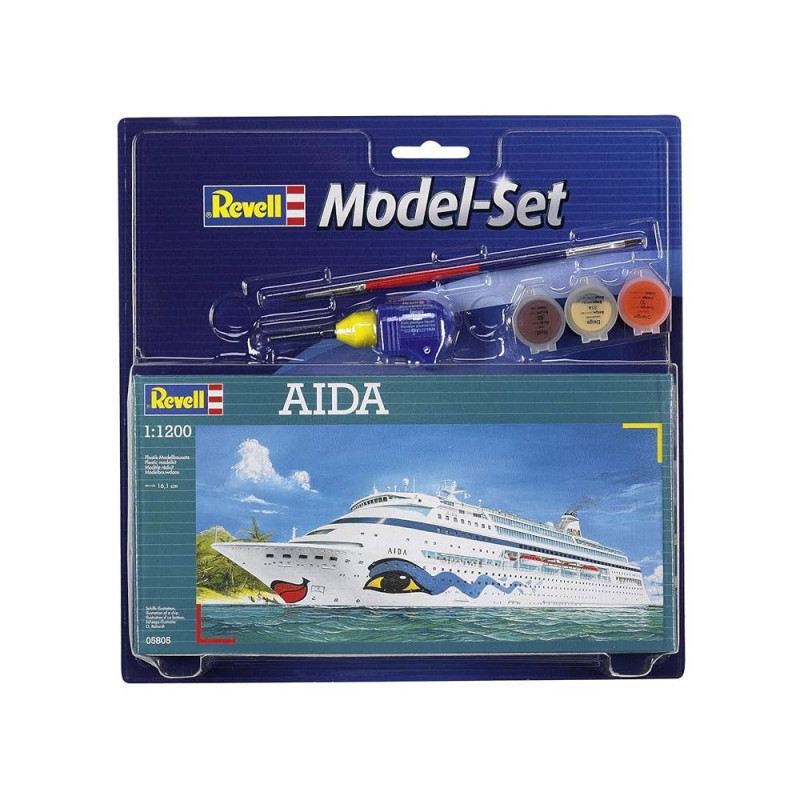 1:1200 Revell 65805 - Cruise ship 'Aida', Model Set