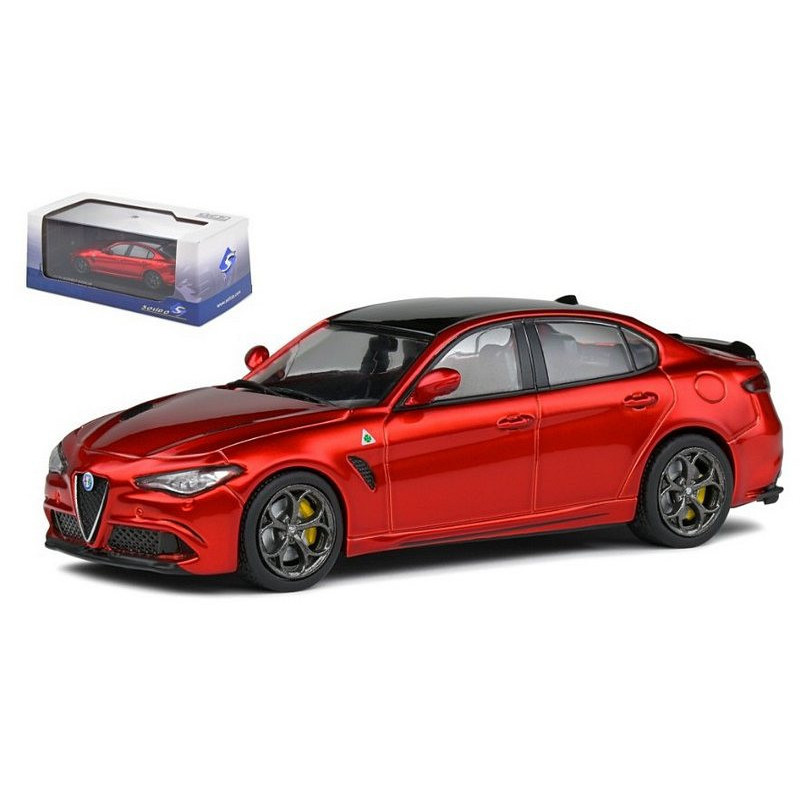 1:43 Solido - Alfa Romeo Giulia Quadrifoglio 2,9l Bi-Turbo, Red