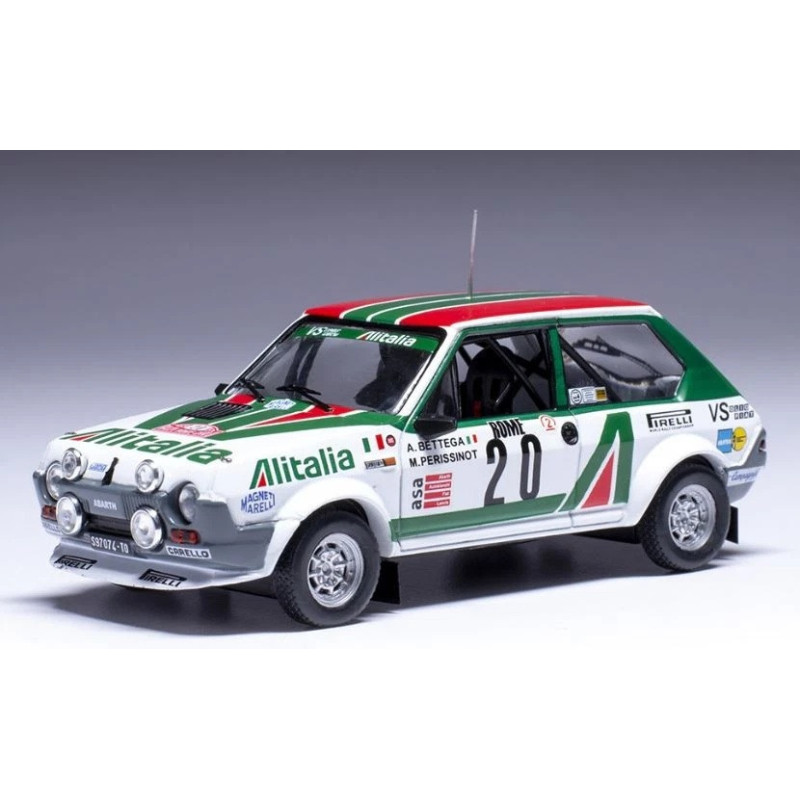 1:43 IXO RAC445B - Fiat Ritmo 75 Abarth, No.20, Rally Monte Carlo 1979 A.Bettega - M.Perissinot
