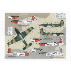 1:72 C3D Decals 72001 - T-34C Turbo Mentor - Ecuador, Uruguay, Bolivia