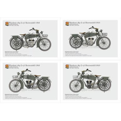 1:32 Copper State Models B32-002 - Wanderer 4hp 2-cyl 1916 Model. 3d printed parts with decal.