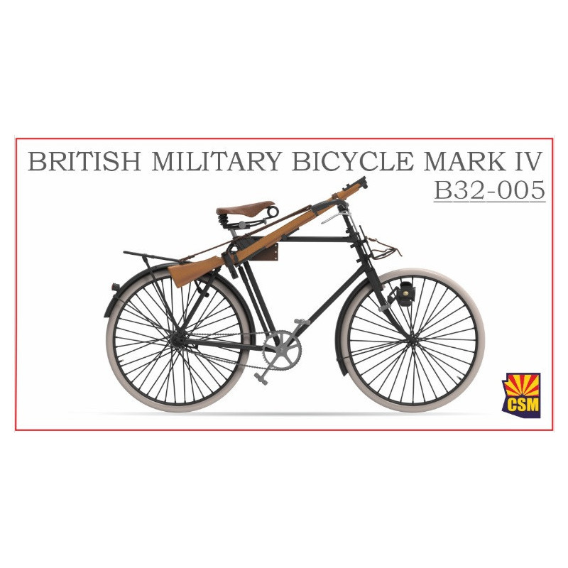 1:32 Copper State Models B32-005 - British Military Bicycle Mark IV. 3d printed parts.