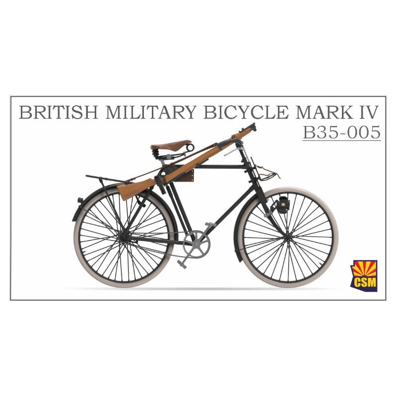 1:35 Copper State Models B35-005 - British Military Bicycle Mark IV. 3d printed parts.