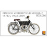 1:35 Copper State Models B35-006 - French Motorcycle Model P – Type C 1903 (2hp). 3d printed parts.