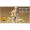 1:35 Copper State Models F35-078 - British Army Cyclist walking with his bicycle, 3D-printed figure