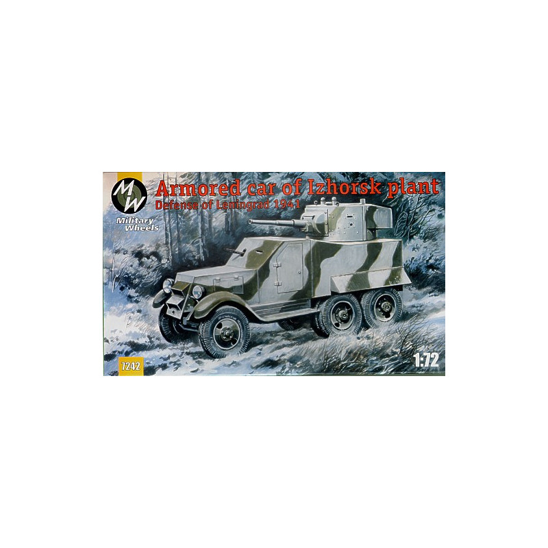1:72 Military Wheels 7242 - Izhorsk Plant Armoured Car (BA-10)