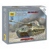 1:100 Zvezda 6204 Smagais vācu tanks Sd.Kfz.182 King Tiger Henschel