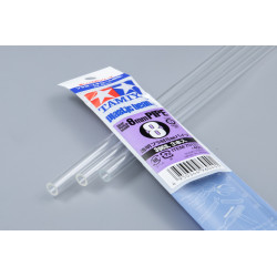 Tamiya 70137 - Пластиковые трубки (круглые прозрачные) диаметр - 8 мм, внутренний - 5 мм, длина 40 см (3 шт)