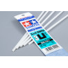 Tamiya 70202 - Plastmasas U-veida profils, balts. Augstums 3 mm, sienas biezums 1 mm. Profila garums - 40 cm. (5 gab.)