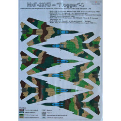 1:72 Decal ART Model - МиГ-23УБ / MiG-23UB Flogger C (20x camo)