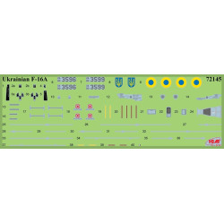 1:72 ICM 72145 - F-16AM of Ukrainian Air Forces with PAG-14 airfield plates