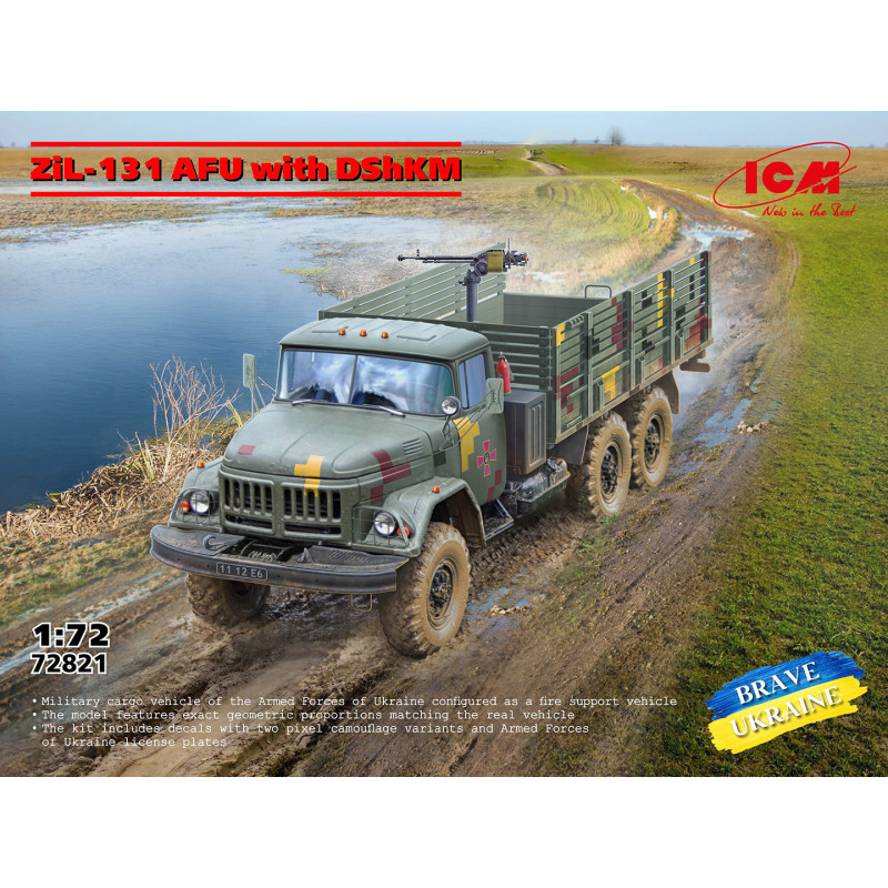 1:72 ICM 72821 - ЗиЛ-131 / ZіL-131 AFU with DShKM