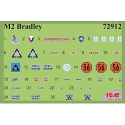 1:72 ICM 72912 - M2 Bradley, US Infantry Fighting Vehicle