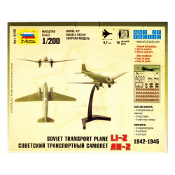1:200 Zvezda 6140 Li-2 Soviet transport plane