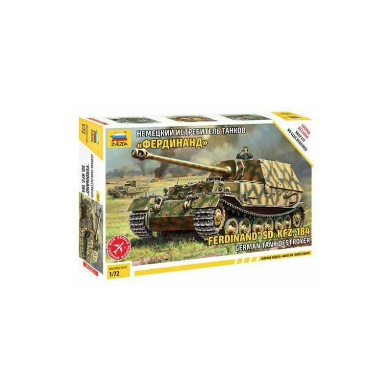 1:72 Zvezda 5041 Ferdinand Sd.Kfz.184 German Tank Destroyer