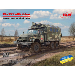 1:35 ICM 35019 - ZiL-131 of the Armed Forces of Ukraine with driver