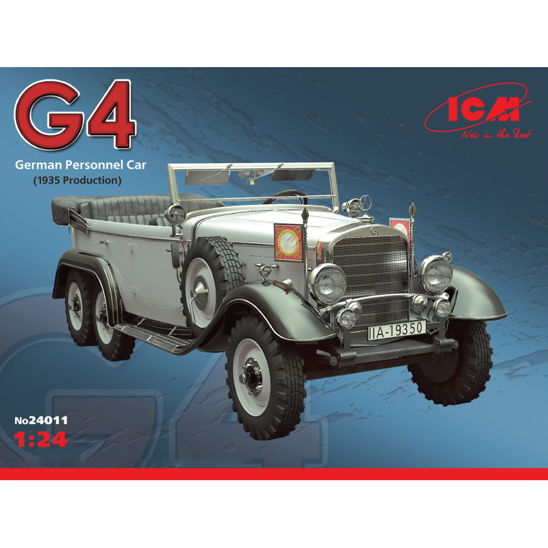 1:24 ICM 24011 - Mercedes Geländewagen Typ G4 1935 Produktion, German Personnel Car